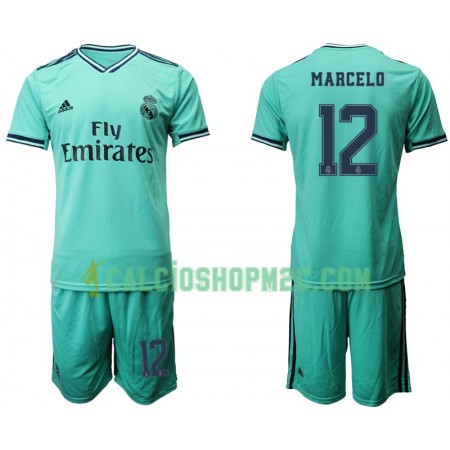 Real Madrid MARCELO 12 Bambino Maglia Terza 2019/2020 Manica Corta (+ Pantaloncini)